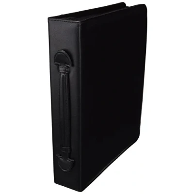 Image of Alassio 30076 OSI Conference Folder in DIN A4 Format Imitation Leather Document Black 36 x 30 7.5 cm