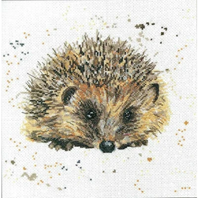 Image of My Cross Stitch Bree Merryn Counted Kit Harley The Hedgehog, 10x10 inches