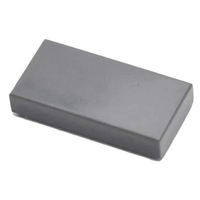 Image of LEGO Parts and Pieces: 1x2 Dark Stone Gray Tiles (50 Pcs)