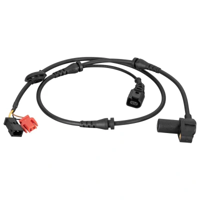 Image of 4B0927803B ABS Sensor HELLA 6PU 012 806 841 Inductive 2 pin connector 970mm AUDI: A4 B5 Avant, Saloon, A6 C5 Avant