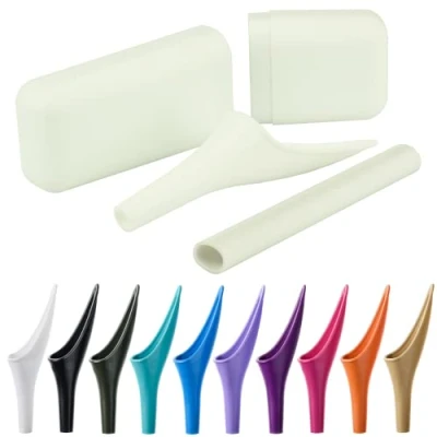 Image of SHEWEE Extreme Female Urinal. Made in The UK. Reusable and Portable Urination Device. Festival, Camping, Car Hiking Essentials for Women. Includes Travel Case Extension Pipe White