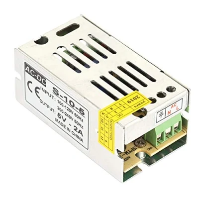 Image of Switching Power Supply, 5V DC 10W Supply Driver Voltage Converter, Volt LED Driver, Transformer for Strip Light (5V 2A)