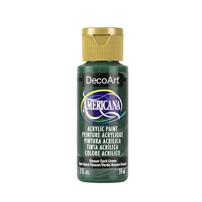 Image of DecoArt Americana Acrylic Multi Purpose Paint, Hauser Dark Green