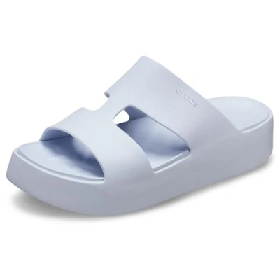 Image of Crocs Women&#039;s Getaway Platform H Strap Slide Sandal, Dreamscape, 9 UK