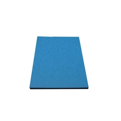 Image of Clairefontaine Ref 3141Z Europa Coloured Card (Pack of 50 Sheets) A3 (420 x 297mm) Size, 265gsm, 300 Micron Mottled Pressboard, Acid Free Blue Colour