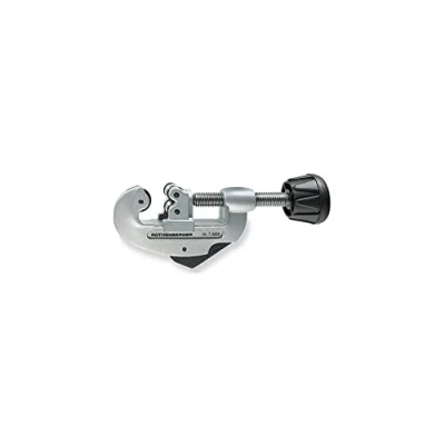 Image of Rothenberger 71085 3 30 mm Pipe Cutter with Telescoping Ratchet Handle Black/Grey