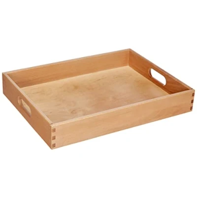 Image of Zeller 13307 Multi Purpose Box 40 x 30 7 cm Beech Lacquered
