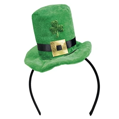 Image of Boland 44908 Shamrock Hair Band with Hat One Size, Green