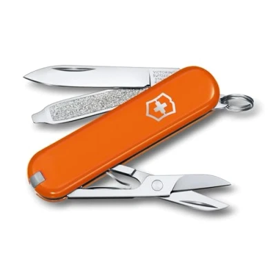 Image of Victorinox, Classic SD, Swiss Army Pocket Knife, small, Multi Tool, Camping, 7 Functions, Blade, Nail file, Screwdriver 2.5 mm
