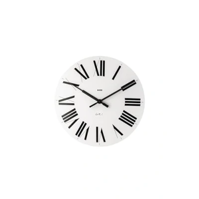 Image of Alessi 12 W wall clock clocks (White, ABS synthetics)