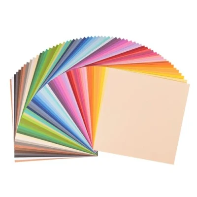 Image of Florence Cardstock Smooth Multicoloured Coloured Card Making Supplies 12 x inch 60 Sheets Paper for Scrapbooking, and Other Crafts 216 GSM