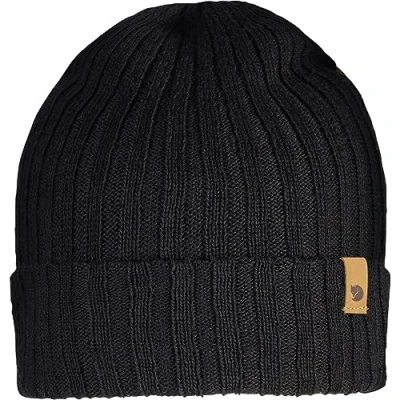 Image of Fjallraven Unisex Byron Thin Hat, Black, One Size UK