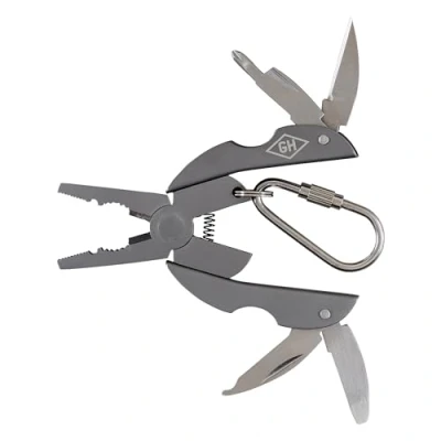 Image of Gentlemen&#039;s Hardware 5 in 1 Multi Tool Titanium Coated Mini Pocket for Camping, with Pliers