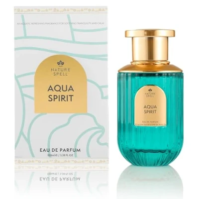 Image of Nature Spell Aqua Spirit Perfume, Eau De Parfume, Aquatic Scent, Perfume for Women &amp; Men, 100ml