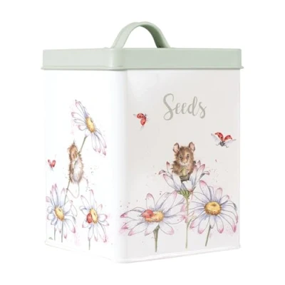 Image of Wrendale Designs Mouse Garden Seed Tin