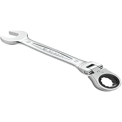 Image of Facom 467BF.16 Combination Spanner with Hinged Ratchet Metric 16 mm Silver