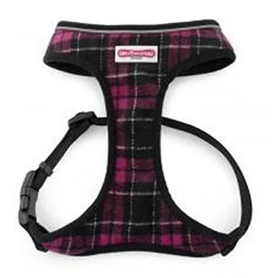 Image of Ancol Tartan Dog Harness Purple L 53 74 cm