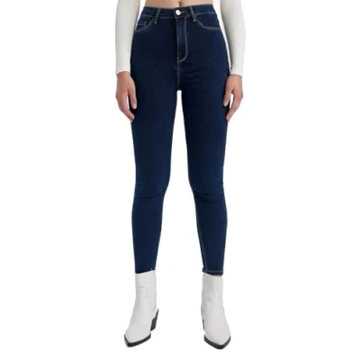 Image of DeFacto Women&#039;s A5823AX Jeans, Blue, 14