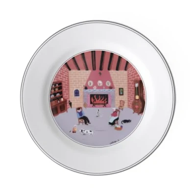Image of Villeroy &amp; Boch Design Naif 21 cm Salad Plate, Fireplace