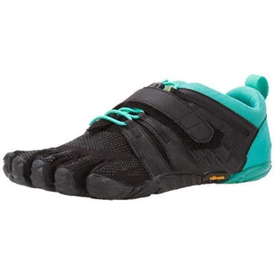 Image of Vibram Women&#039;s V Train 2.0 Sneaker, Black/Green, 2 UK