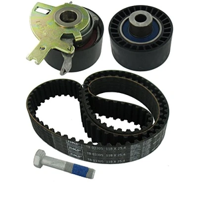Image of 051660, 0516A4, 0816J5, 0829E8, 0829F5 Timing belt kit SKF VKMA 03305 118 with rounded tooth profile JAGUAR: XF Saloon, Sportbrake, FORD: MONDEO 4