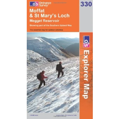 Image of Explorer Active 330 Moffat &amp; St Mary&#039;s Loch Map With Digital Version