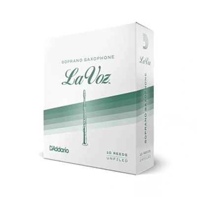 Image of Rico La Voz Medium Strength Reeds for Soprano Sax (Pack of 10)