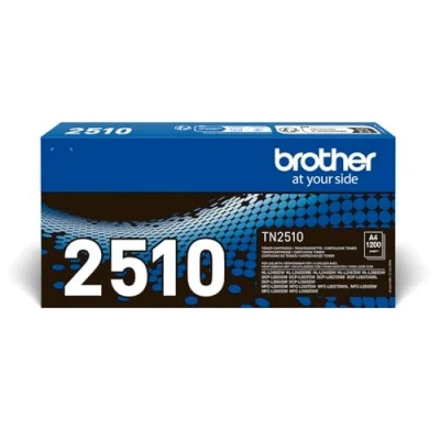 Image of BROTHER TN 2510 Toner Cartridge, Black, Single Pack, Standard Yield, Includes 1 x Genuine Supplies