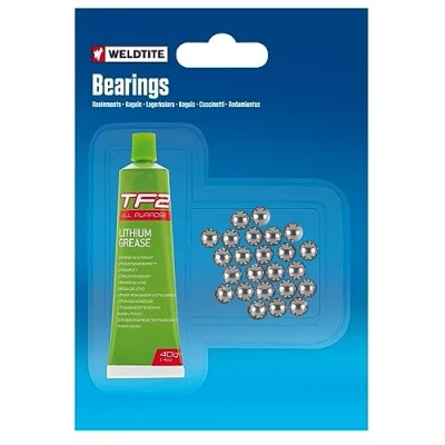 Image of Weldtite 5/32 inch Ball Bearings and Grease (54 Balls)