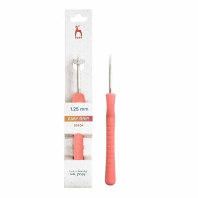 Image of Pony Easy Grip Crochet hook steel 1.25mm 1pc