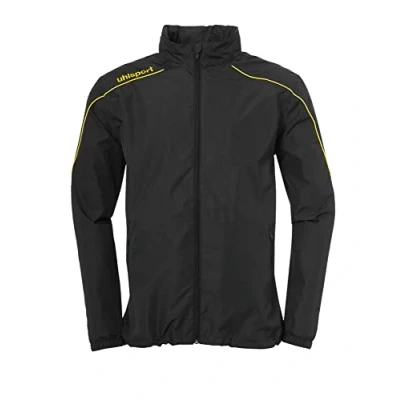 Image of Uhlsport Stream 22 all weather Jacket Men&#039;s black/lime yellow, S