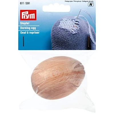 Image of Prym PRYM_611591 1 Darning Egg, Natural, Size