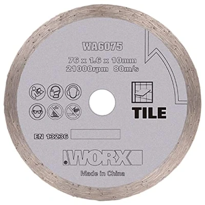 Image of WORX WA6075 76mm Diamond Cutting Blade For WX801 Chopper