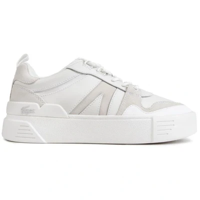 Image of Lacoste Women&#039;s L002 0722 1 CFA Sneakers, Wht/Wht, 5.5 UK
