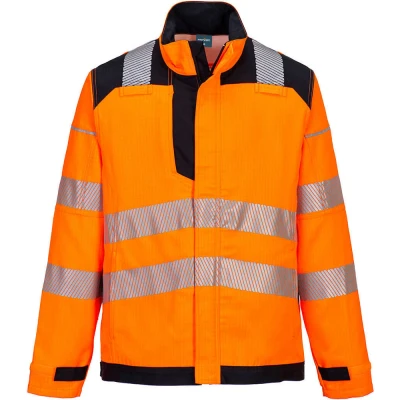 Image of Portwest PW3 FR HVO Work Jacket Orange/Black XXL
