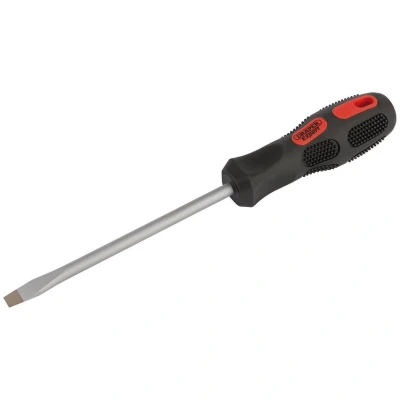 Image of Draper Plain Slot Flared Tip Screwdriver, 8 x 150mm (Sold Loose)