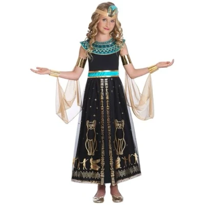 Image of amscan (PKT) (CC Accessories) (9905035) Child Girls Dazzling Cleo Costume (12 14yr) Grp1