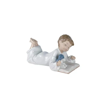 Image of NAO Repeat After Me. Porcelain Boy Figure.