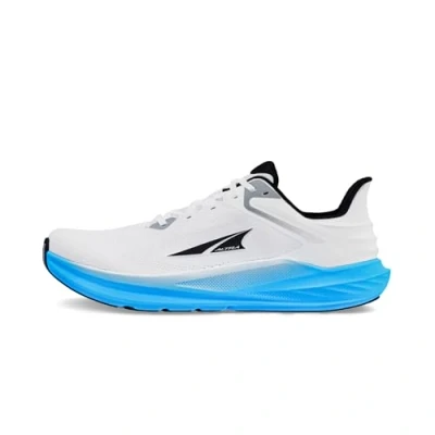 Image of ALTRA Men&#039;s Torin 8 Road Running Shoe, White/Blue, 9 UK