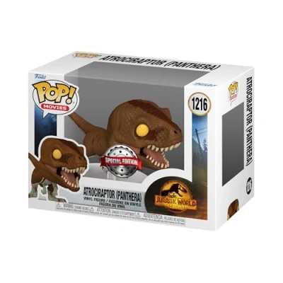 Image of Funko Pop! Movies: JW3 Atrociraptor (Panthera) Jurassic World 3 Collectable Vinyl Figure Gift Idea Official Merchandise Toys for Kids &amp; Adults Movies Fans