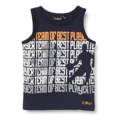 Image of CMP Kids Jersey Tank Top Black Blue 98