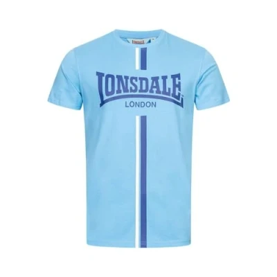 Image of Lonsdale Men&#039;s Altandhu Leisure T Shirts, Blue/Navy/White, L