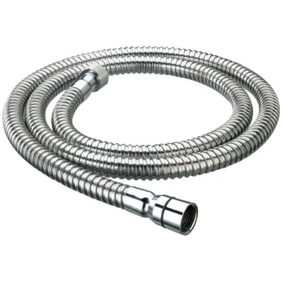 Image of Bristan HOS 175CN01 C Cone to Nut Std Bore Shower Hose, Chrome, 1.75m