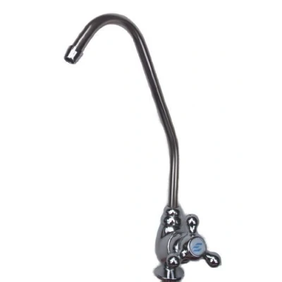 Image of Drinking Water Filter Tap, Chrome Bobble Foot, Fits Systems &amp; RO using 1/4&quot; Diameter tubing