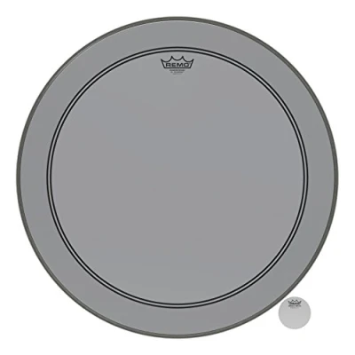 Image of Remo Colortone Powerstroke 3 Clear Bass Drum 24 Inches Smoke P3 1324 CT SM