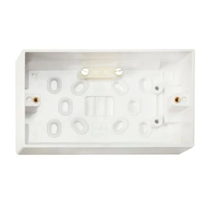 Image of Vimark 2 Gang 45mm Pattress Box V1229