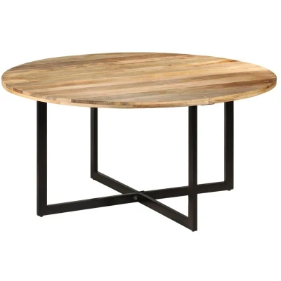 Image of vidaXL Dining Table 150x75 cm Solid Wood Mango