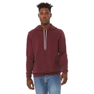 Image of Bella + Canvas Unisex Poly Cotton Fleece Pullover Hoodie Sweatshirt