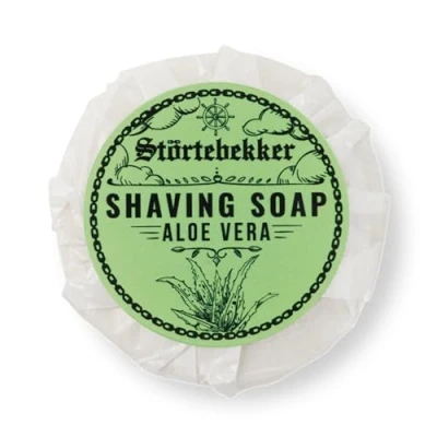 Image of Störtebekker® Premium Rasierseife Aloe Vera Handgefertigte Seife für ergiebigen Rasierschaum Perfekt die Rasur mit Rasierhobel &amp; Rasiermesser Vegane Damen Herren 70g (70g, 1)