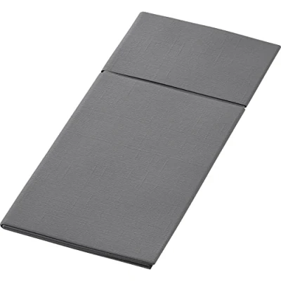 Image of Duniletto Napkin Pockets Granite Grey 40 x 48cm Pack of 46